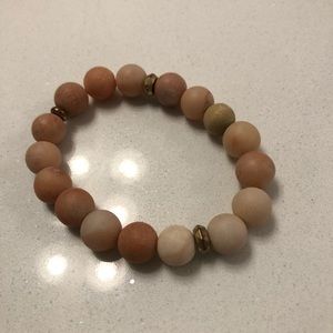 Mauve stone bracelet